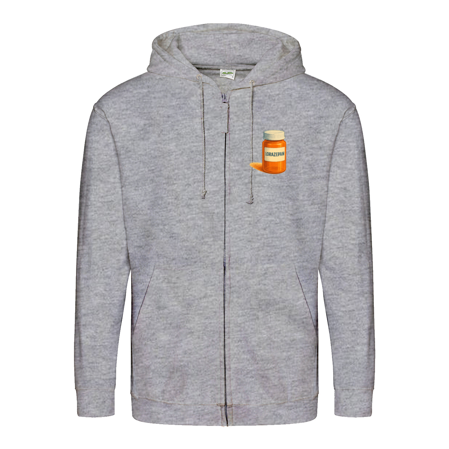 Has Anyone Seen My Lorazepam Hoodie – Satirischer Dackel-Hoodie mit Humor & Haltung-Zip Hoodie-True Insights