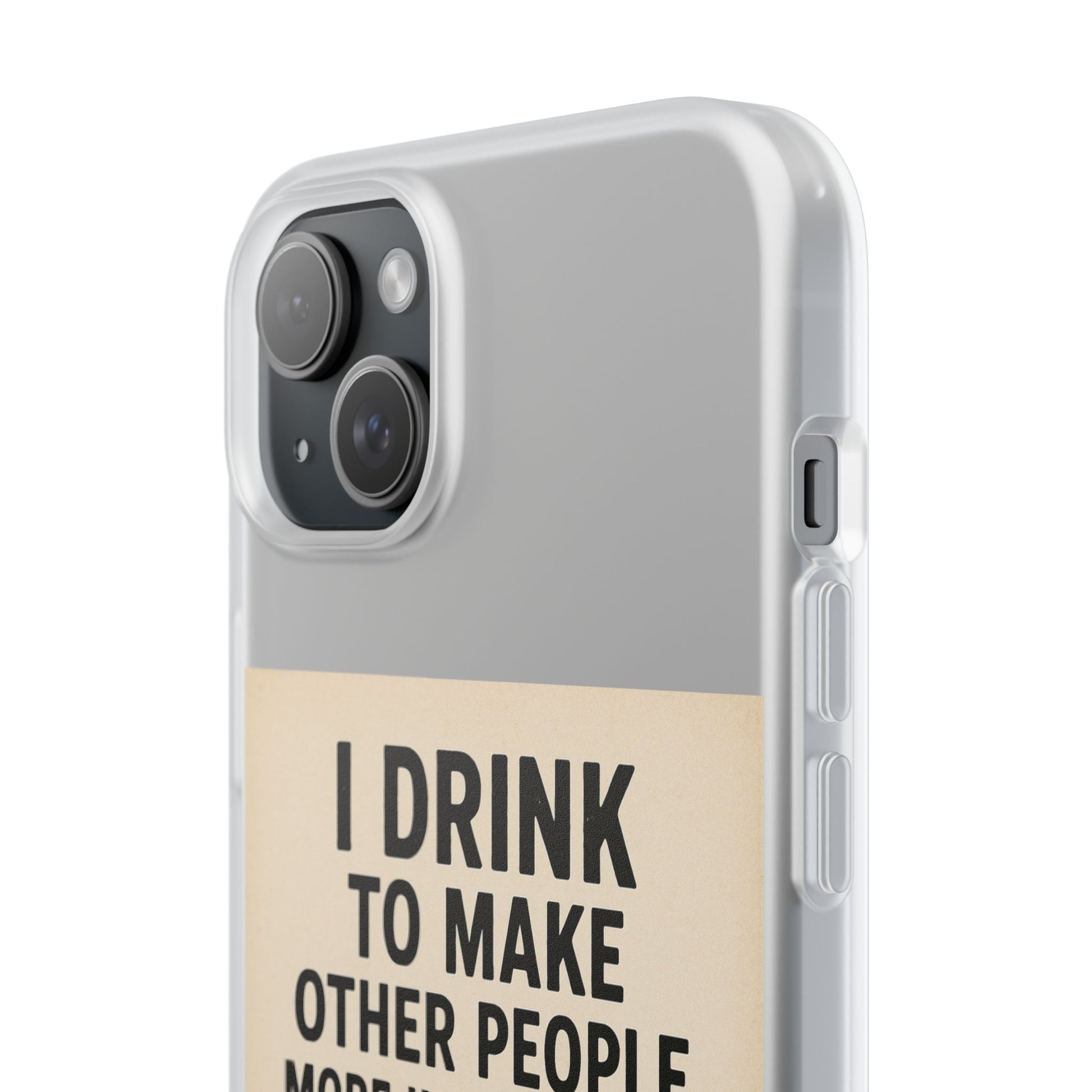 Hemingway – „I Drink To Make Other People More Interesting“-Phone Case-True Insights