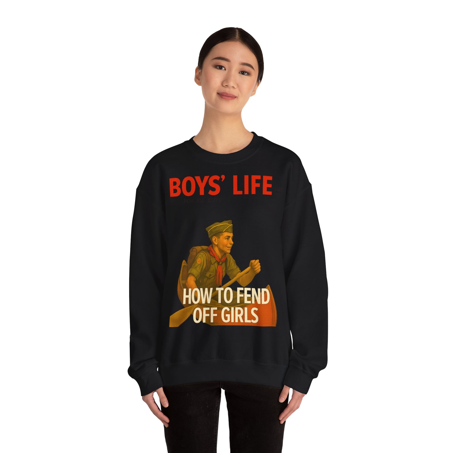 How to Fend Off Girls – Sweatshirt mit toxischer Nostalgie – Freches Satire-Design für mutige Statements | True Insights