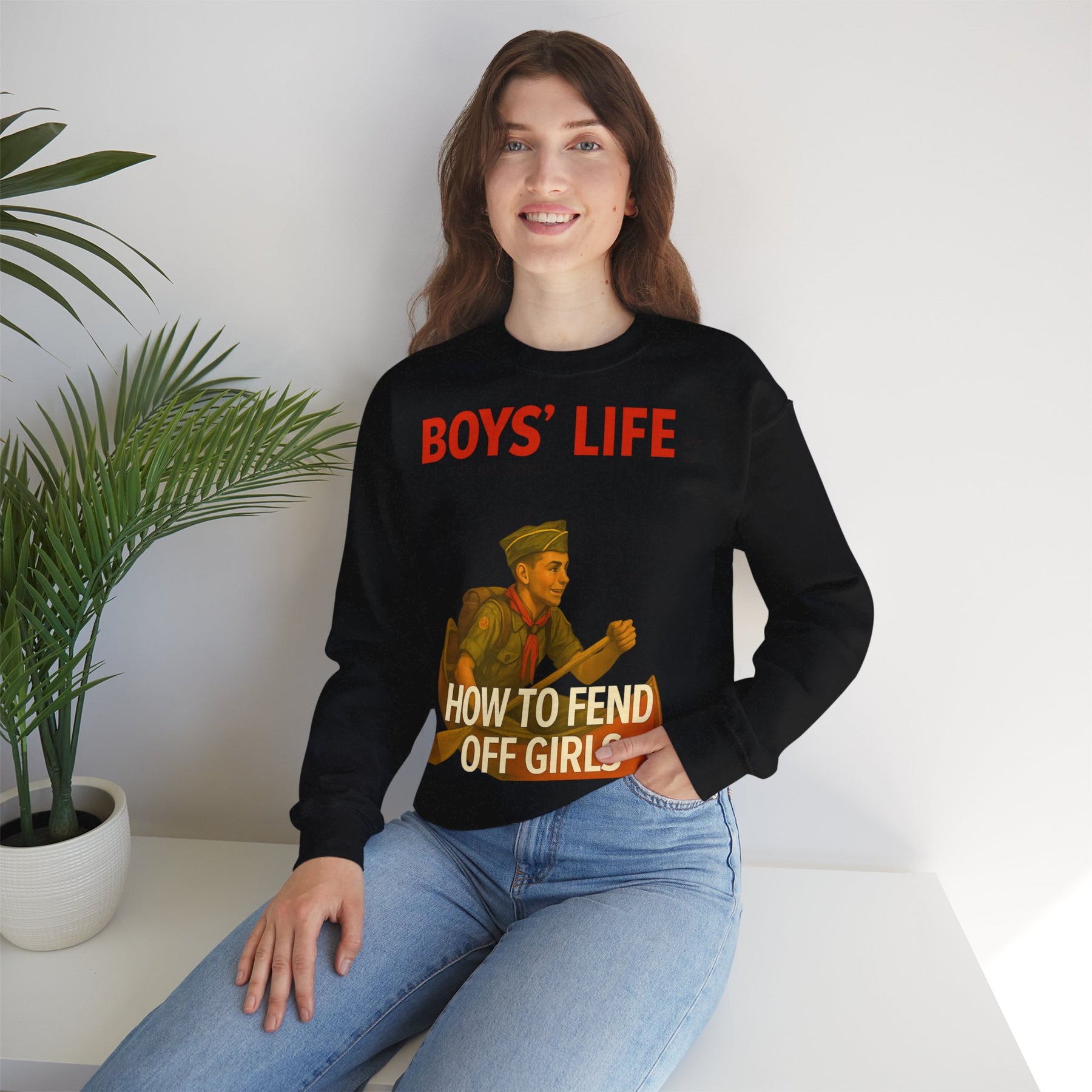 How to Fend Off Girls – Sweatshirt mit toxischer Nostalgie – Freches Satire-Design für mutige Statements | True Insights