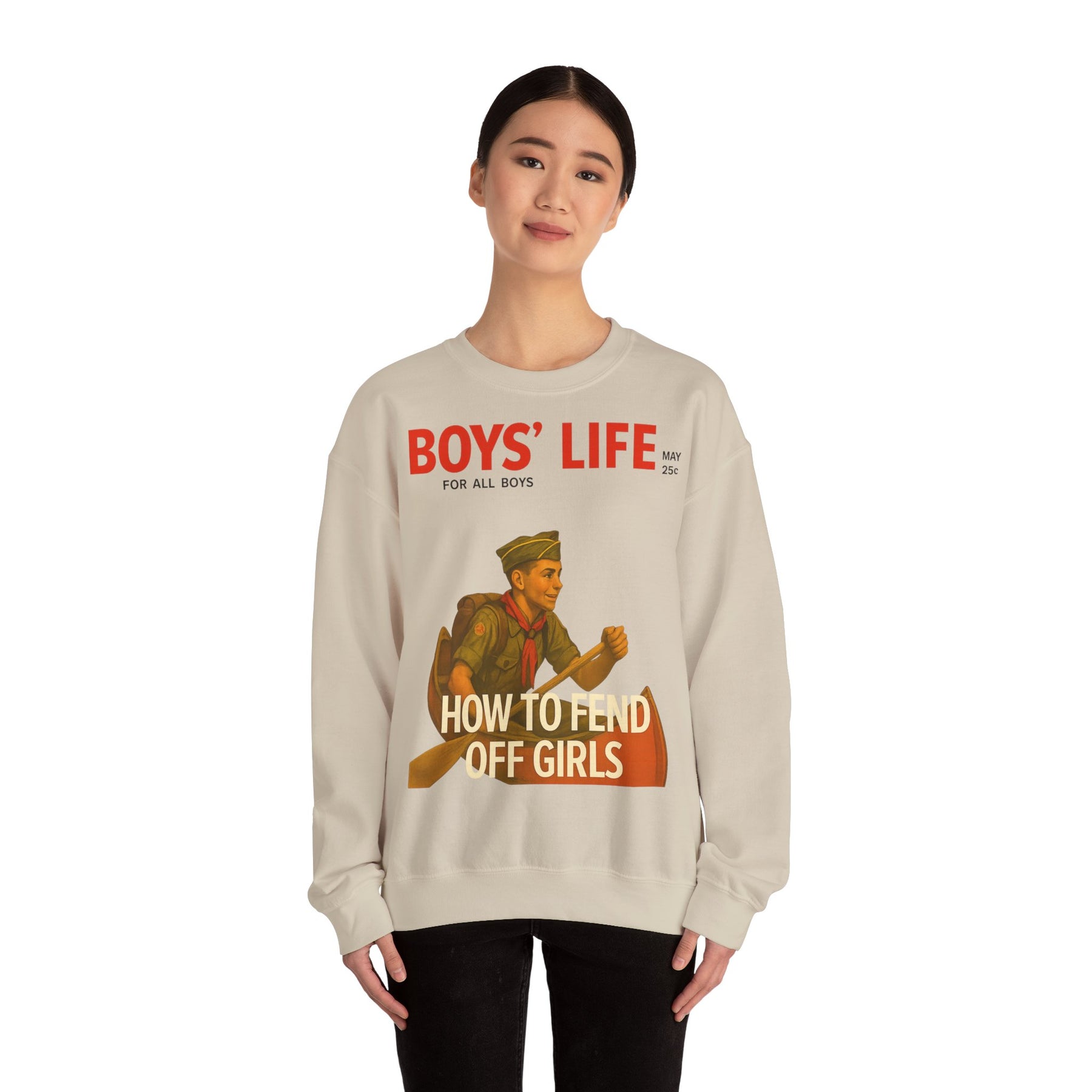 How to Fend Off Girls – Sweatshirt mit toxischer Nostalgie – Freches Satire-Design für mutige Statements | True Insights