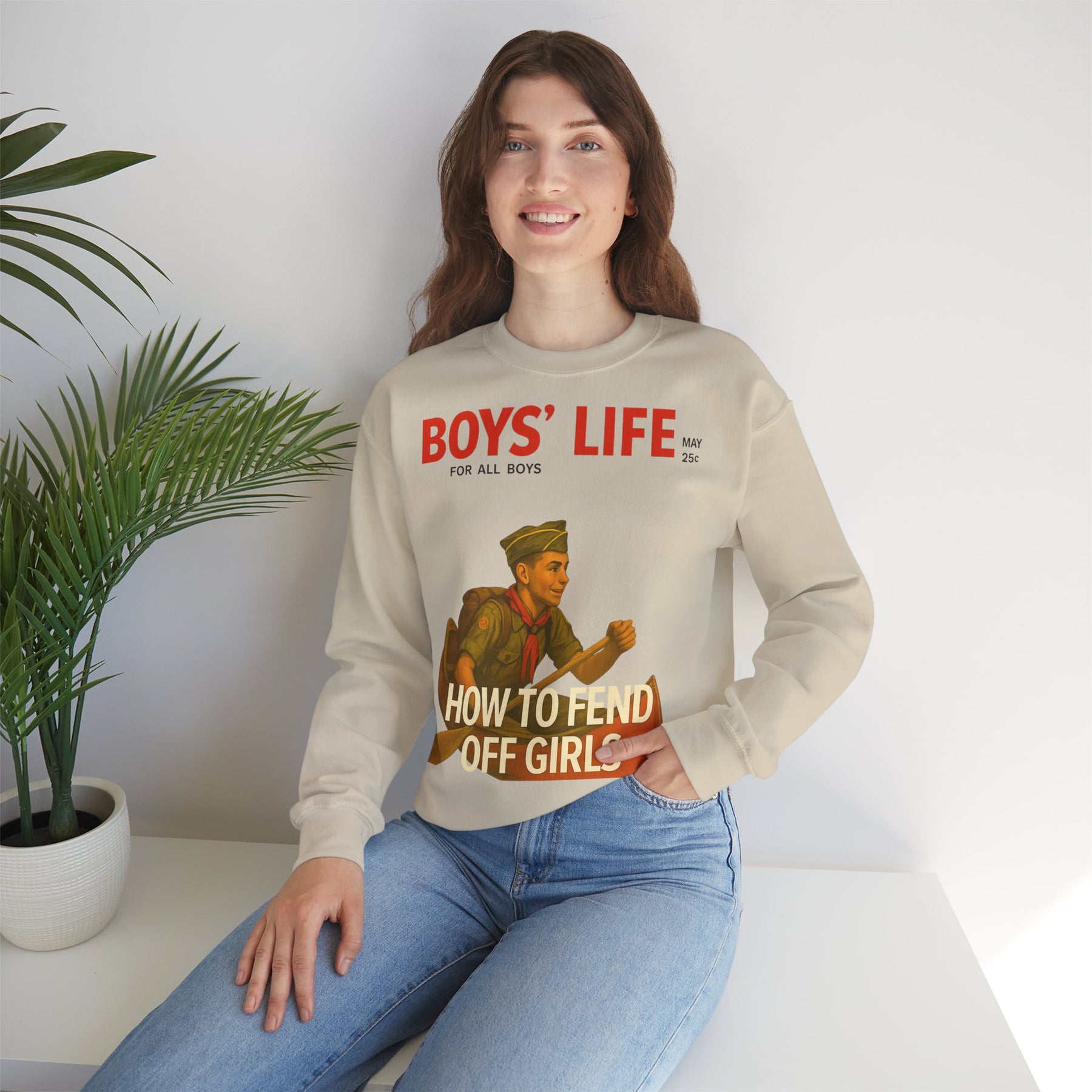How to Fend Off Girls – Sweatshirt mit toxischer Nostalgie – Freches Satire-Design für mutige Statements | True Insights
