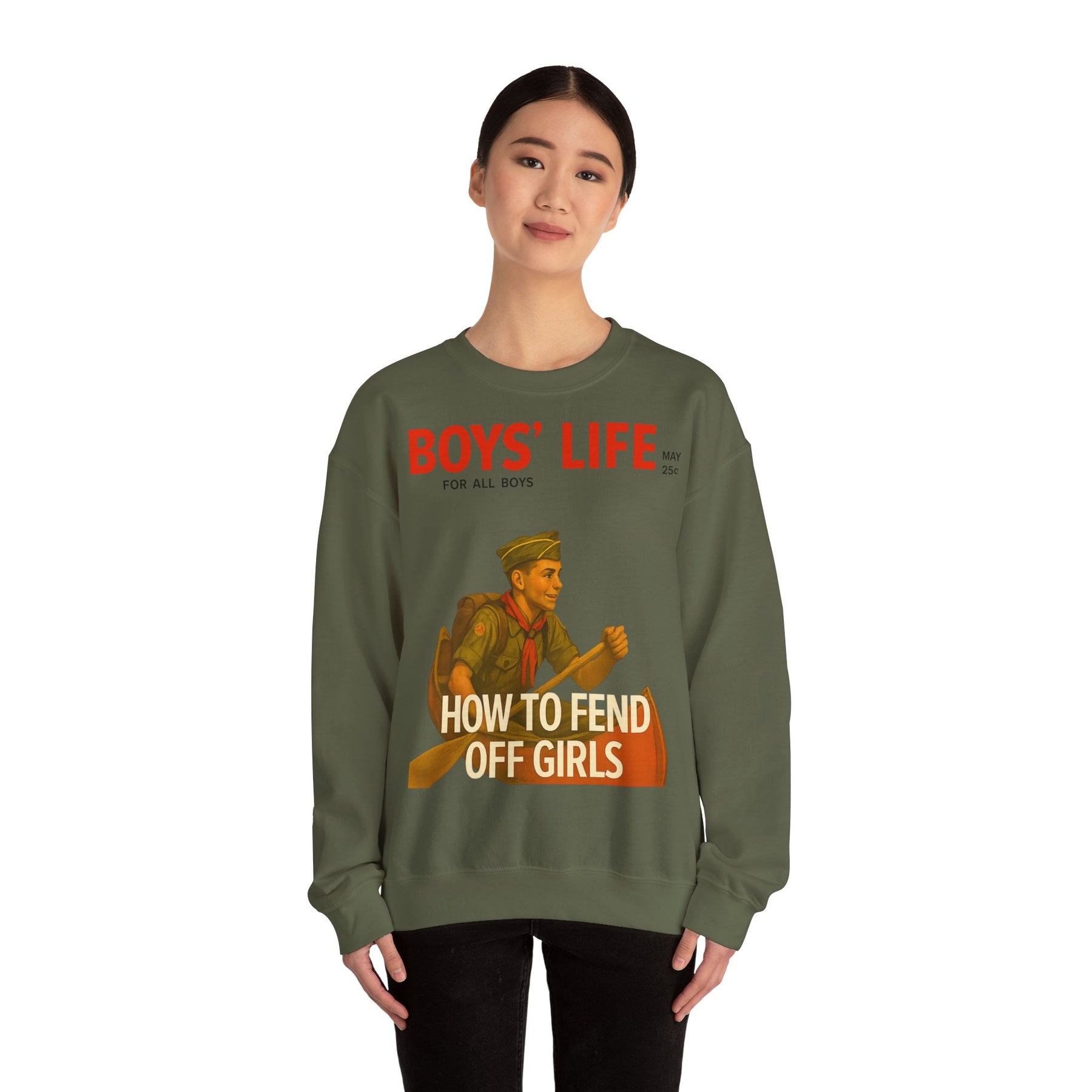 How to Fend Off Girls – Sweatshirt mit toxischer Nostalgie – Freches Satire-Design für mutige Statements | True Insights