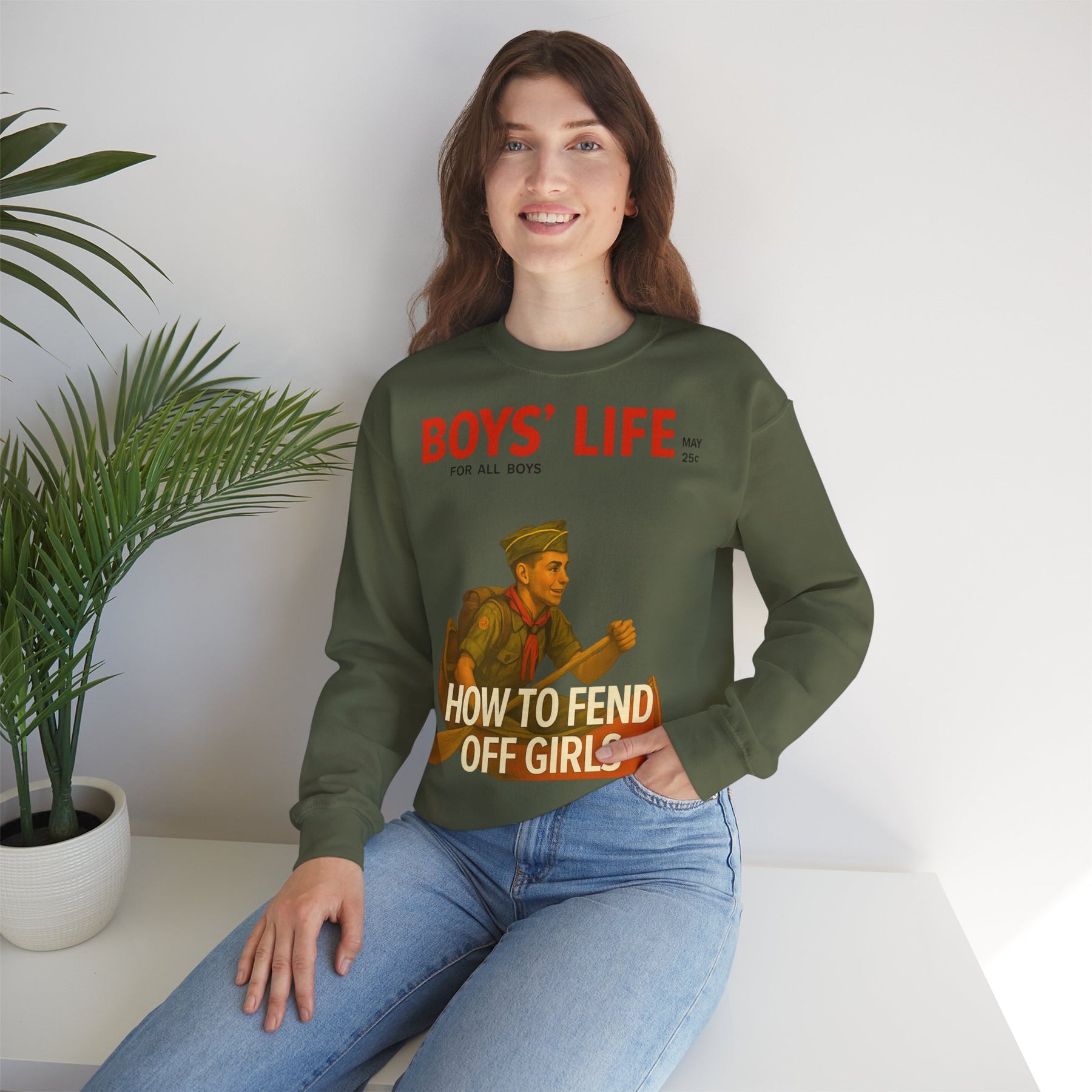 How to Fend Off Girls – Sweatshirt mit toxischer Nostalgie – Freches Satire-Design für mutige Statements | True Insights