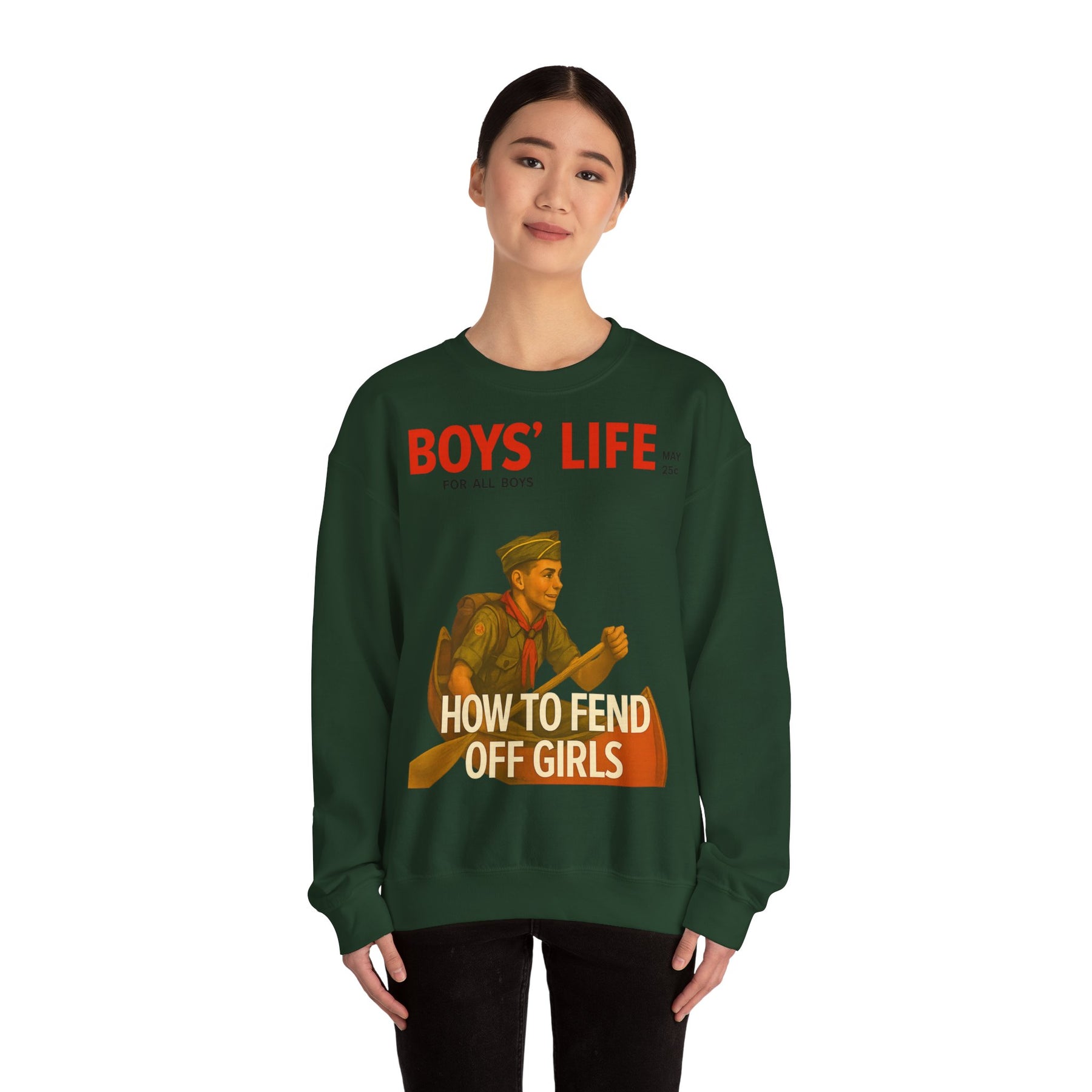 How to Fend Off Girls – Sweatshirt mit toxischer Nostalgie – Freches Satire-Design für mutige Statements | True Insights