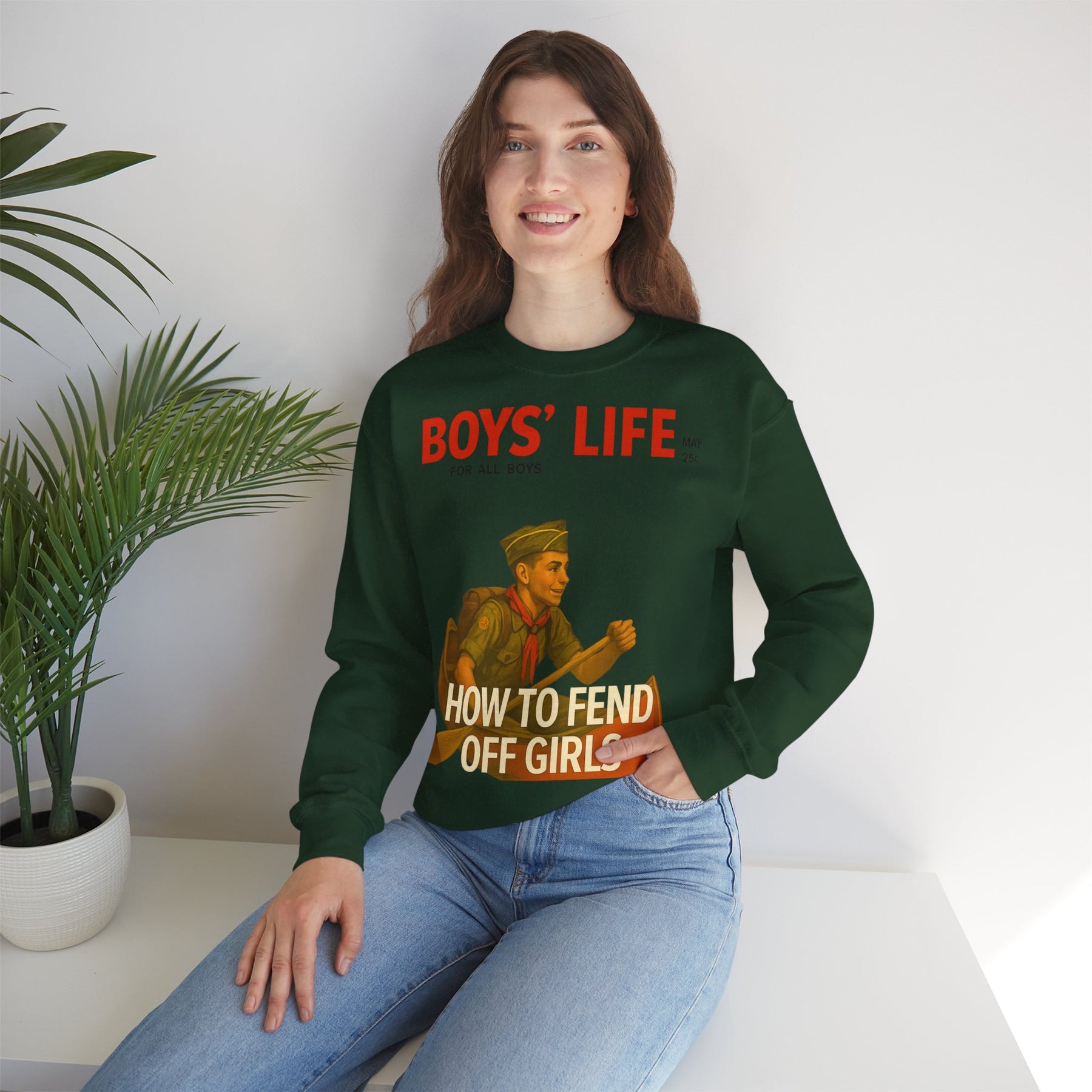 How to Fend Off Girls – Sweatshirt mit toxischer Nostalgie – Freches Satire-Design für mutige Statements | True Insights