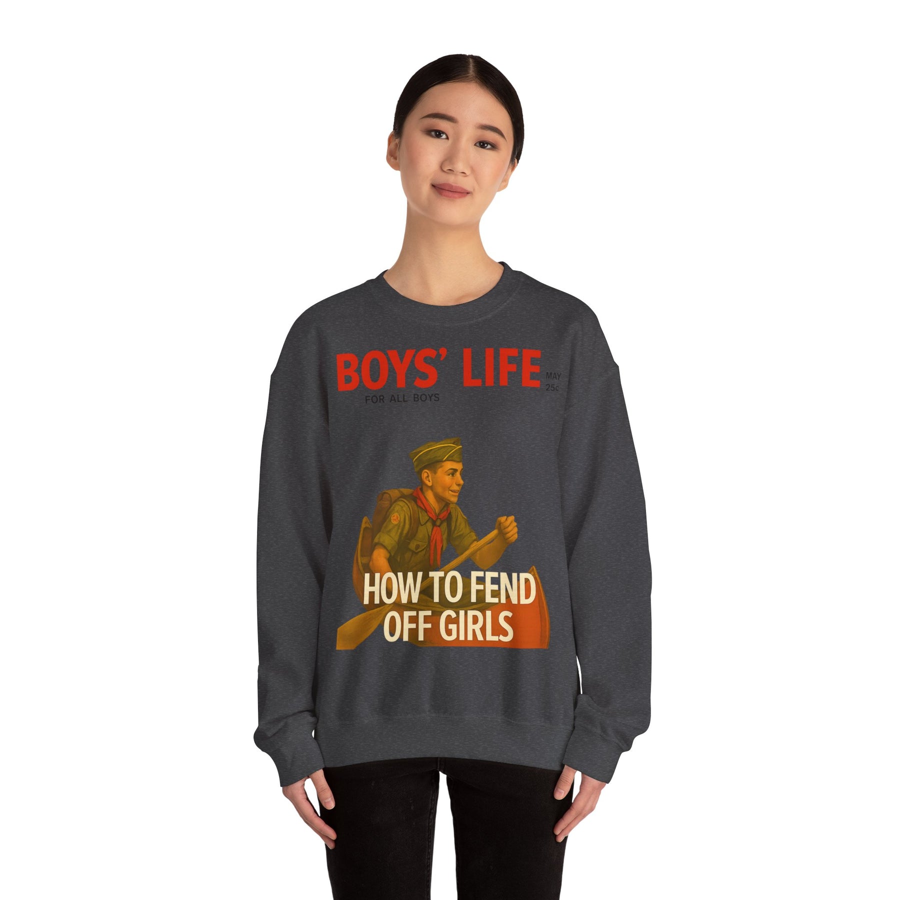 How to Fend Off Girls – Sweatshirt mit toxischer Nostalgie – Freches Satire-Design für mutige Statements | True Insights