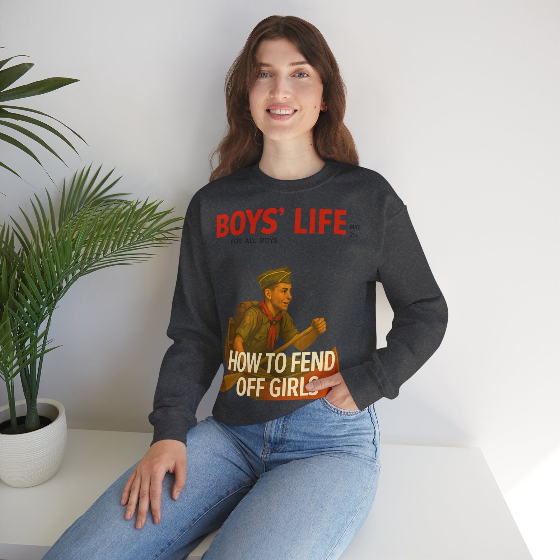 How to Fend Off Girls – Sweatshirt mit toxischer Nostalgie – Freches Satire-Design für mutige Statements | True Insights