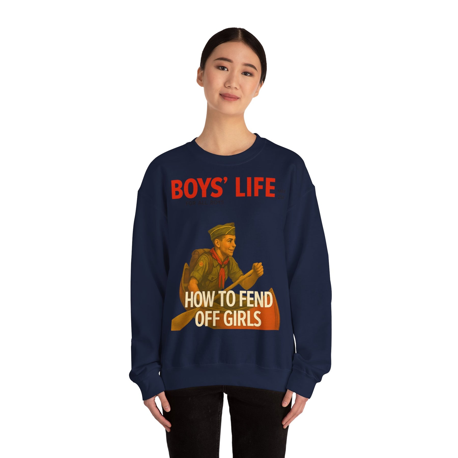 How to Fend Off Girls – Sweatshirt mit toxischer Nostalgie – Freches Satire-Design für mutige Statements | True Insights