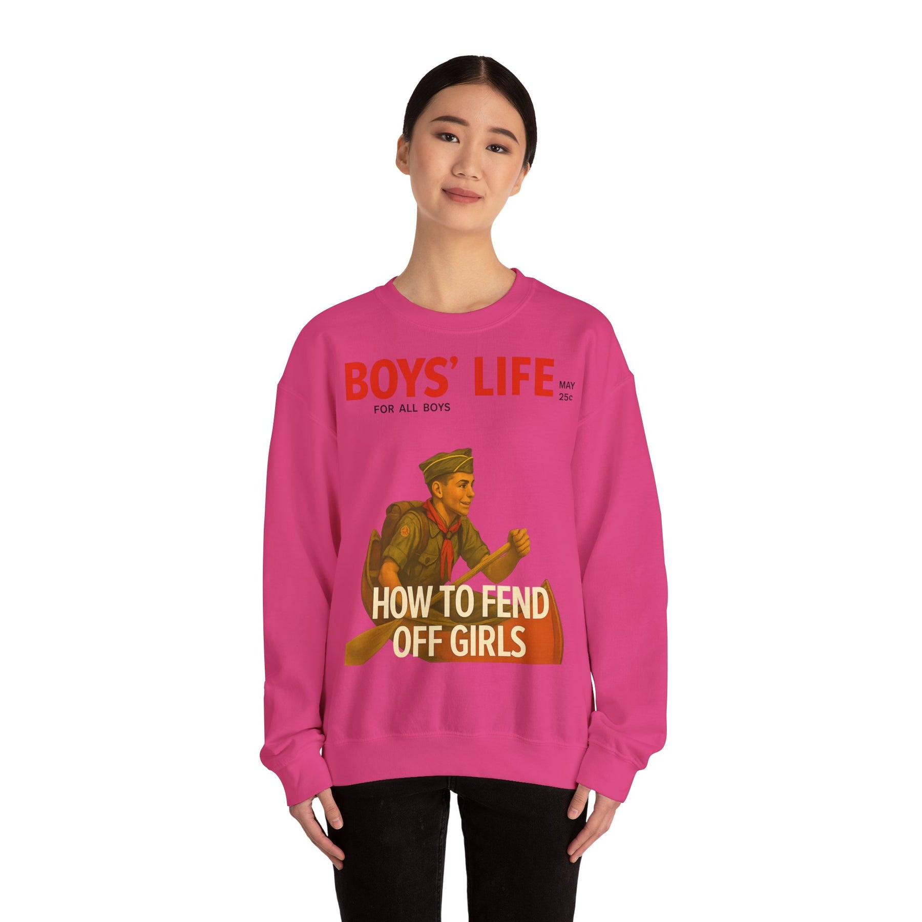 How to Fend Off Girls – Sweatshirt mit toxischer Nostalgie – Freches Satire-Design für mutige Statements | True Insights