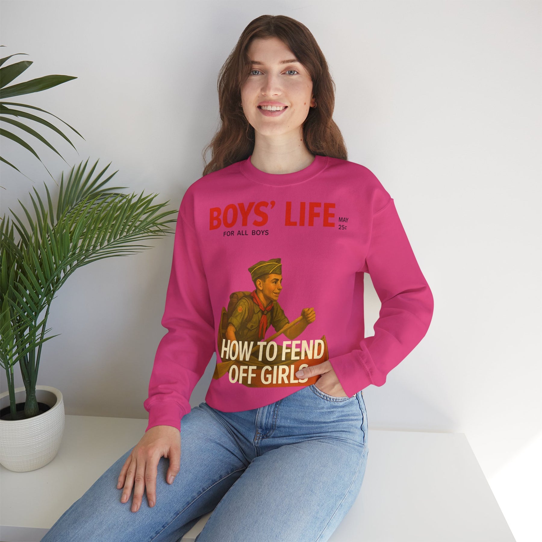How to Fend Off Girls – Sweatshirt mit toxischer Nostalgie – Freches Satire-Design für mutige Statements | True Insights