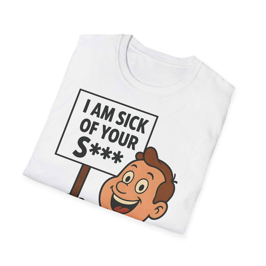 True Insights T-Shirt I Am Sick of Your S Retro-Comic-Motiv lässig kombiniert