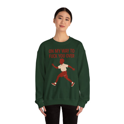 Sweatshirt – I Come to F*** You Over Sweatshirt – Provokantes Statement mit Humor | True Insights Design mit Humor
