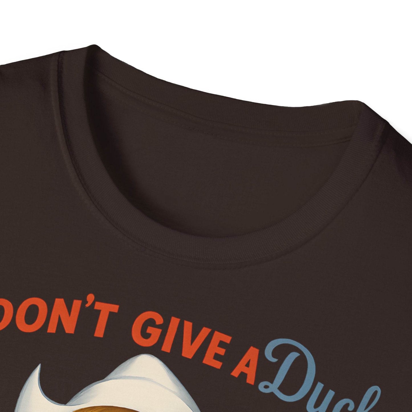 "I Don't Give a Duck | Nostalgisches Vintage-Mädchen mit Küken – Humorvoll & Originell" – Freches Satire-Design für mutige Statements | True Insights