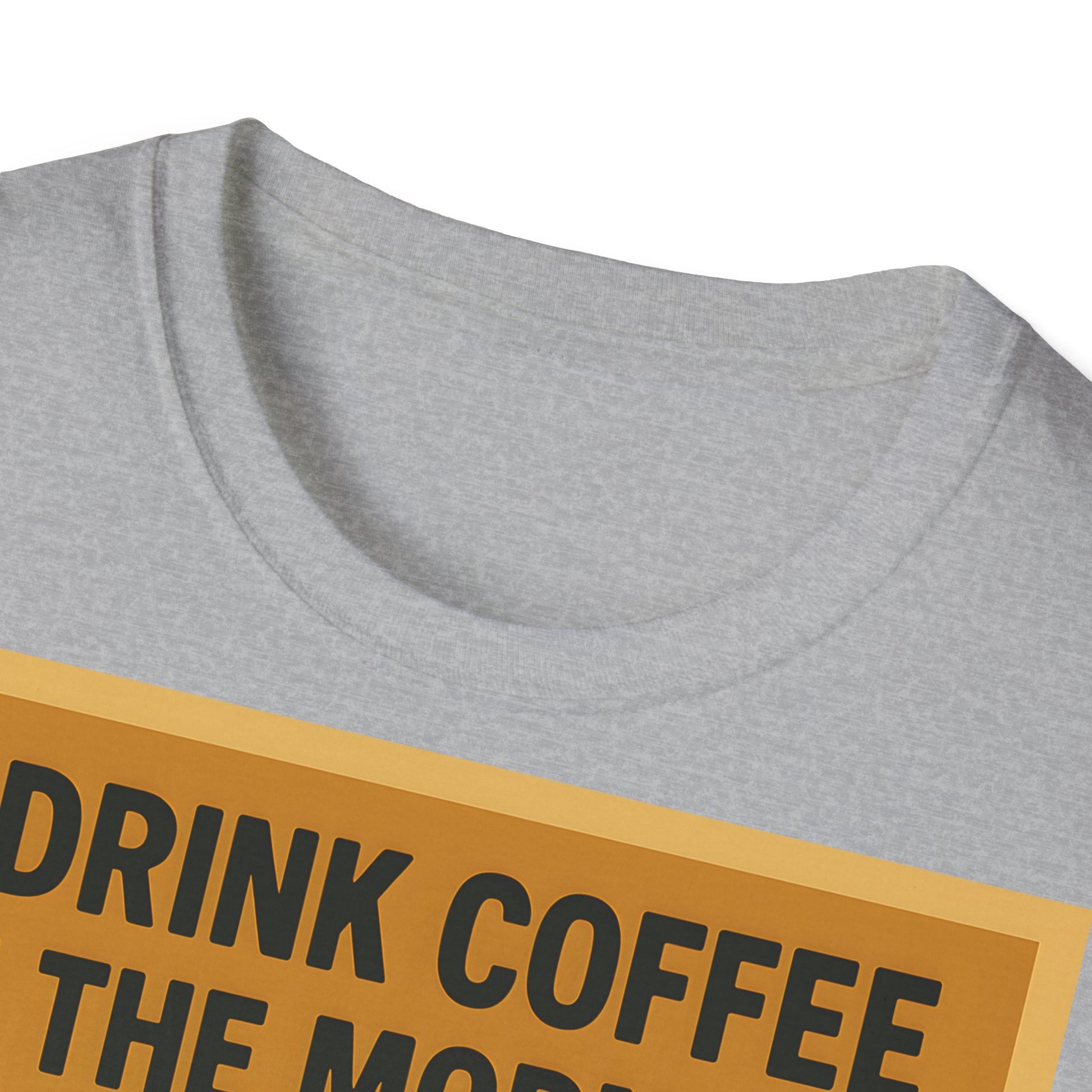 “I drink coffee in the morning because c****** is illegal.” - The retro morning drama on your shirt! – Freches Satire-Design für mutige Statements | True Insights