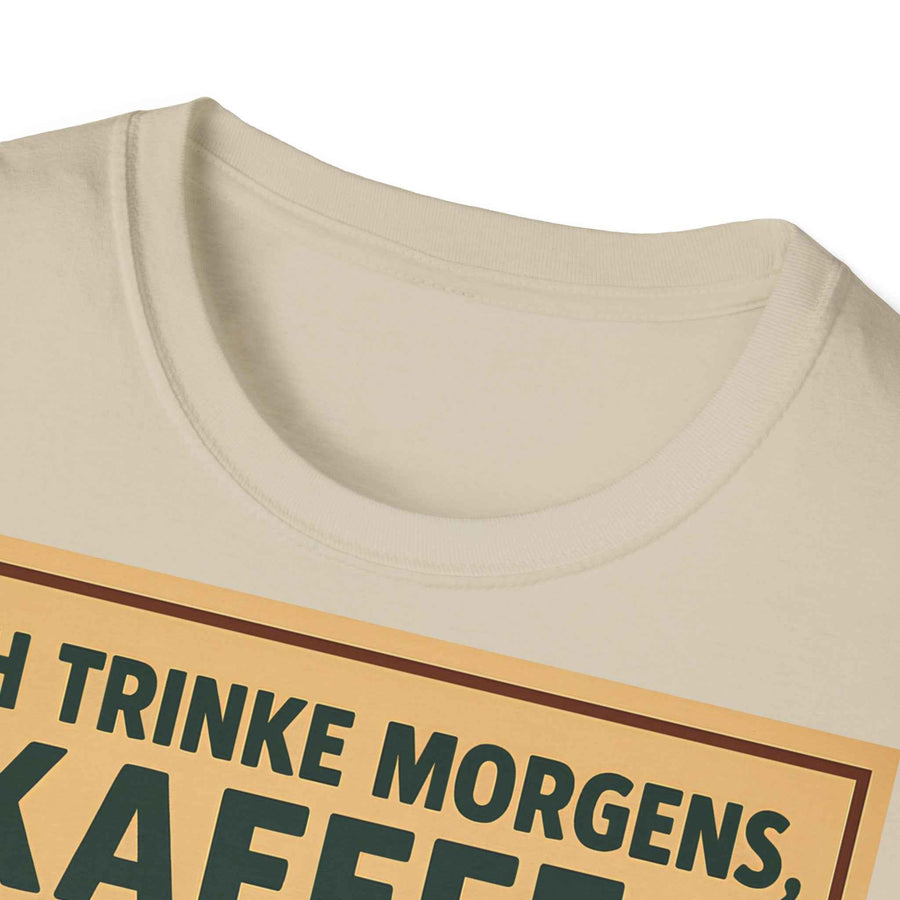 Das anthrazitfarbene T-Shirt zeigt auf der Vorderseite einen retro Schriftzug und 50er-Jahre Grafik von True Insights.