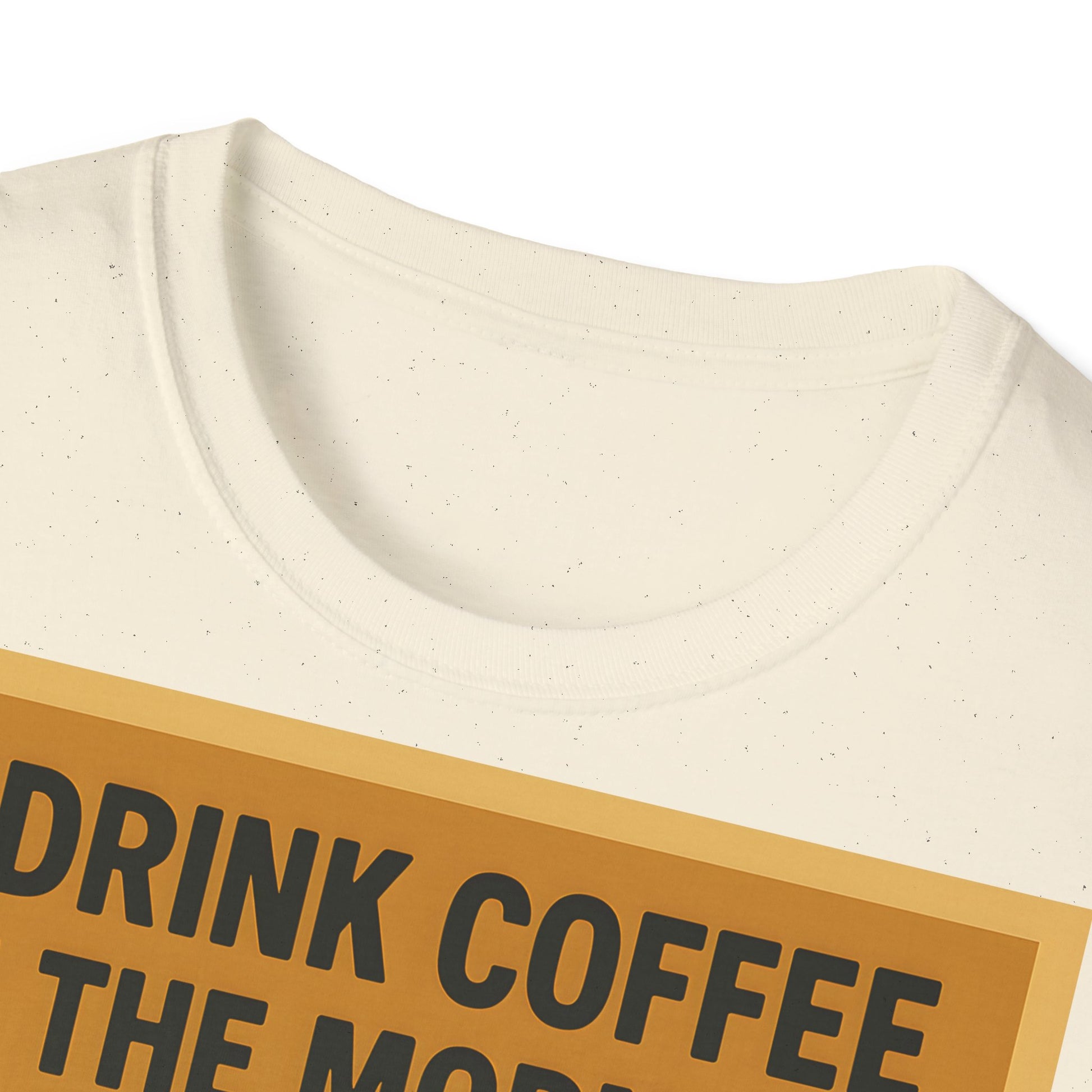 “I drink coffee in the morning because c****** is illegal.” - The retro morning drama on your shirt! – Freches Satire-Design für mutige Statements | True Insights