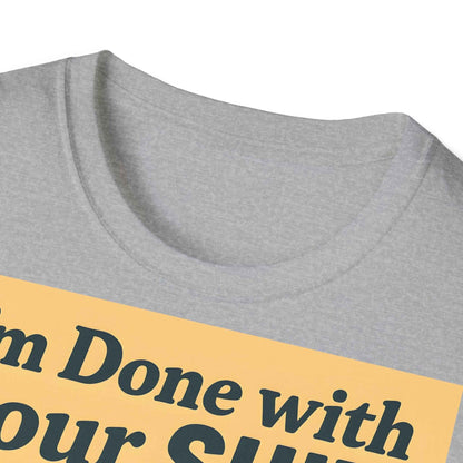 I'm Done with Your Shit! Retro Runaway Kid T-Shirt – Lustiges T-Shirt für rebellische Kinder