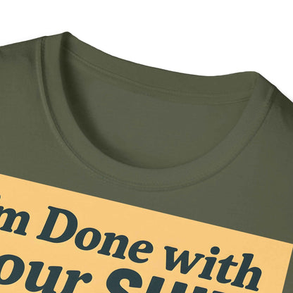 I'm Done with Your Shit! Retro Runaway Kid T-Shirt – Lustiges T-Shirt für rebellische Kinder