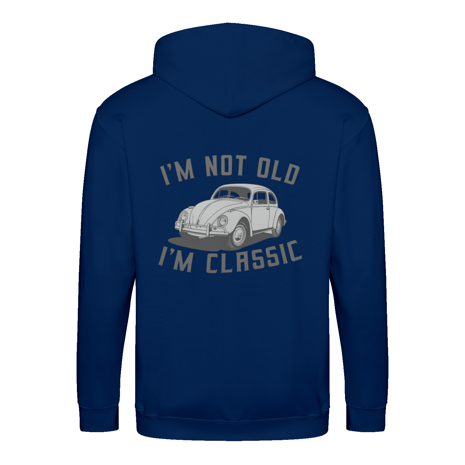 „I’m Not Old, I’m Classic“ Hoodie – Retro-Auto & Humor im Vintage-Stil-Zip Hoodie-True Insights