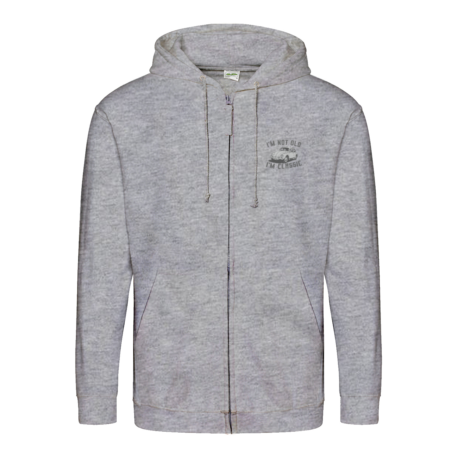 „I’m Not Old, I’m Classic“ Hoodie – Retro-Auto & Humor im Vintage-Stil-Zip Hoodie-True Insights