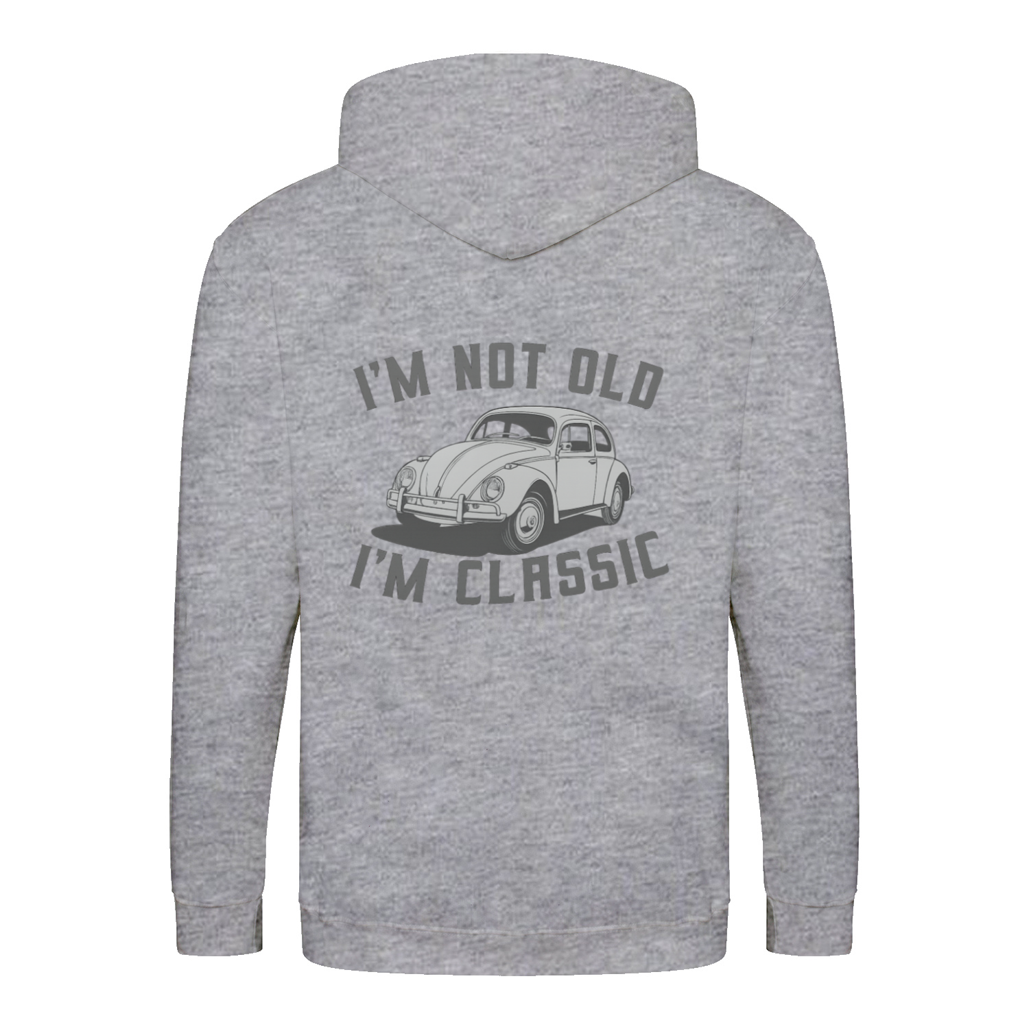„I’m Not Old, I’m Classic“ Hoodie – Retro-Auto & Humor im Vintage-Stil-Zip Hoodie-True Insights