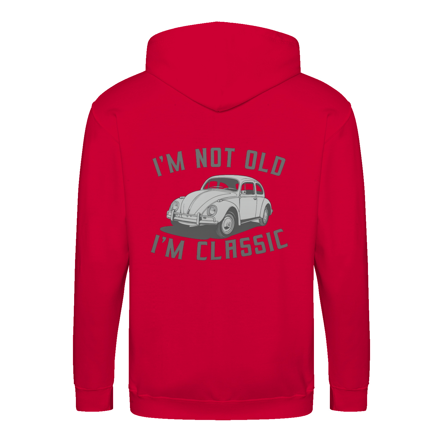 „I’m Not Old, I’m Classic“ Hoodie – Retro-Auto & Humor im Vintage-Stil-Zip Hoodie-True Insights