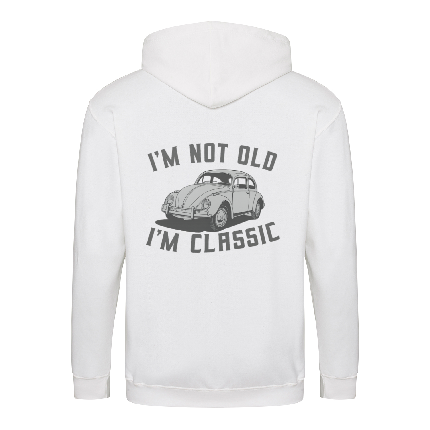 „I’m Not Old, I’m Classic“ Hoodie – Retro-Auto & Humor im Vintage-Stil-Zip Hoodie-True Insights
