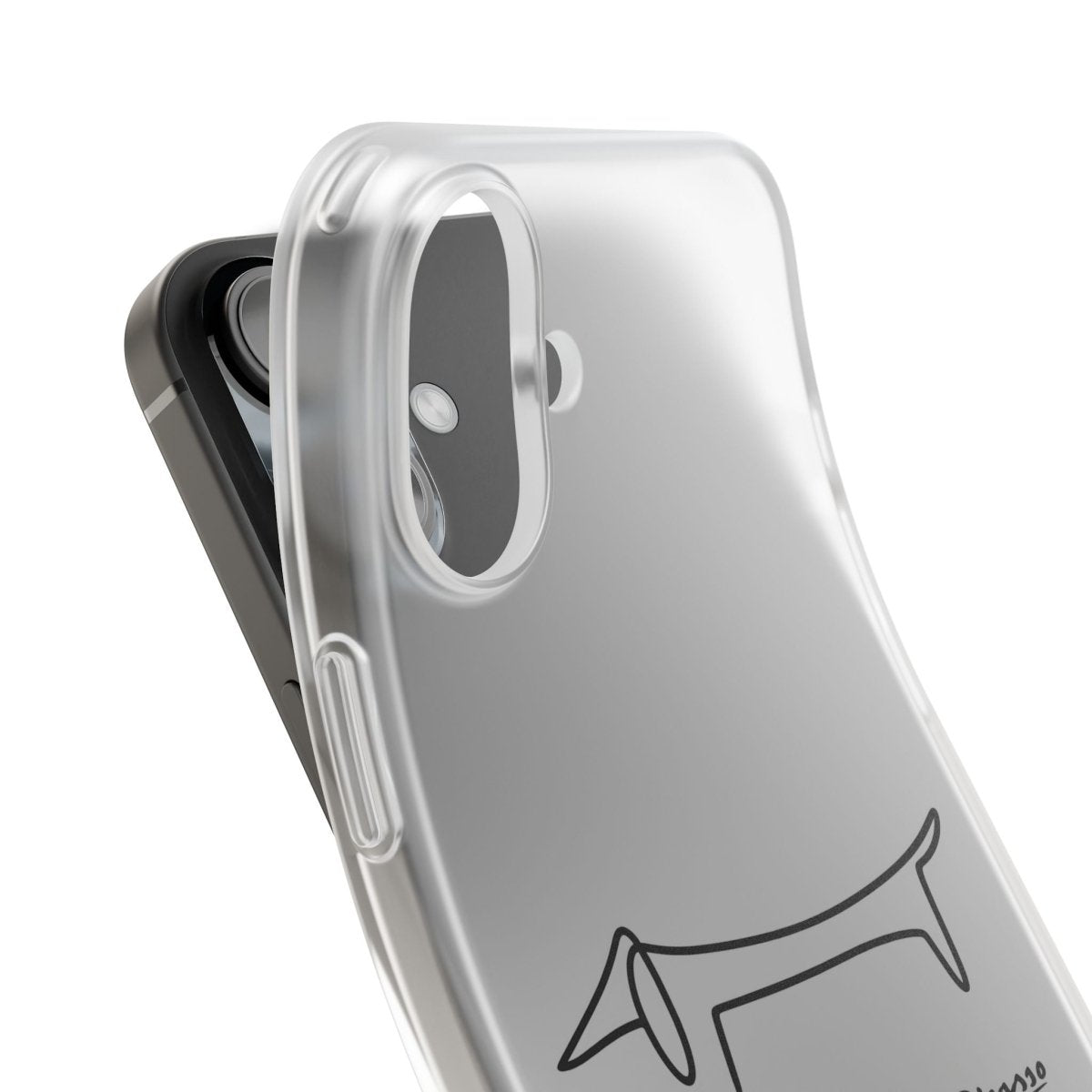 In der Hand, immer mit einem Hauch von Kunstgeschichte. schwarzer druck – Lustiges Phone Case | True Insights – Bild 31