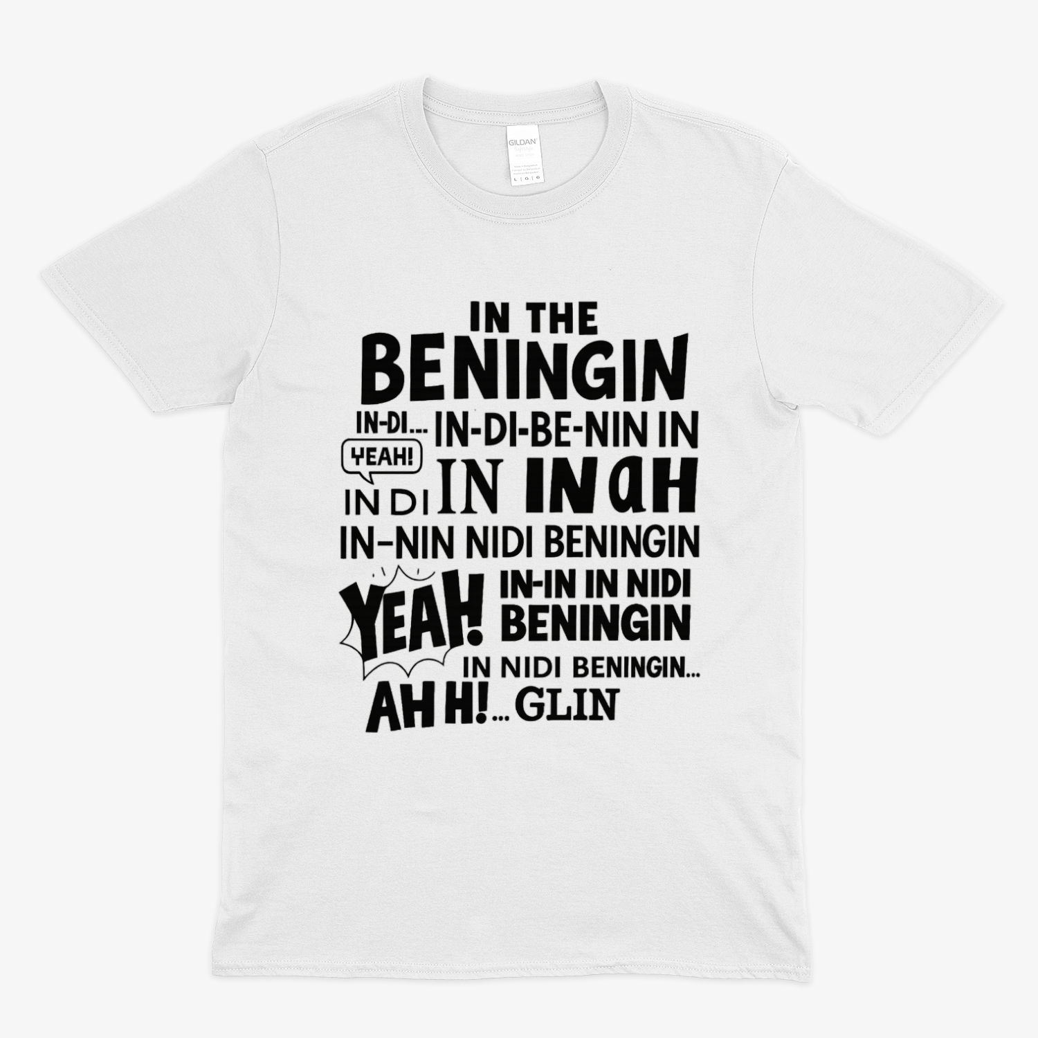 In the Beningin T-Shirt – Viral Meme Shirt für Sprachkünstler & Meme-Liebhaber-T-Shirt-True Insights