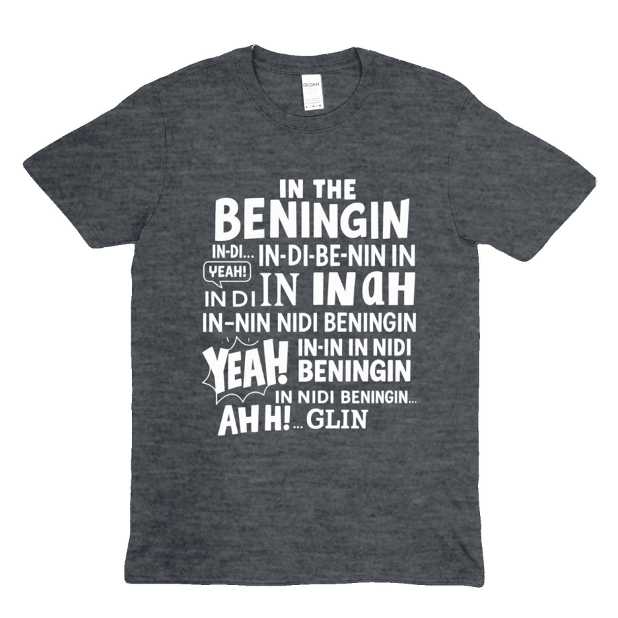 True Insights T-Shirt In The Beningin Internet Humor in Dark Heather, meliertes Dunkelgrau