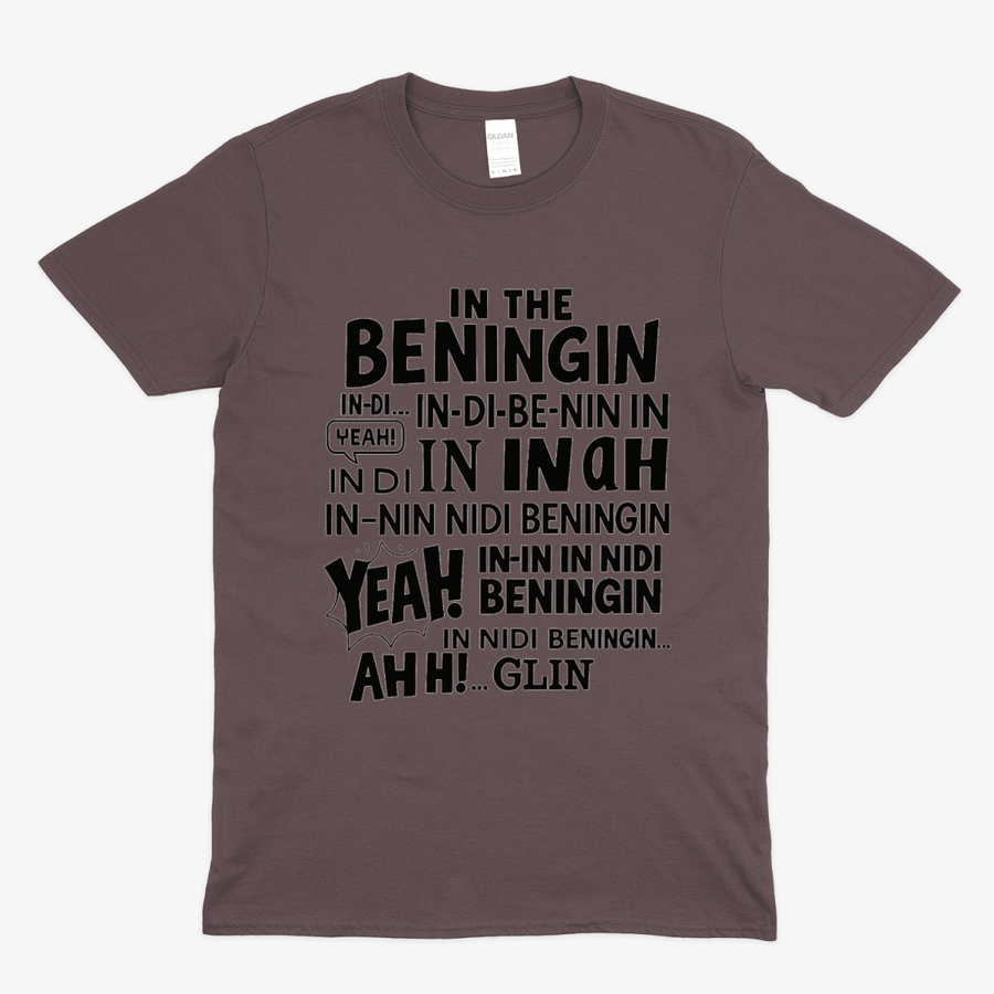 True Insights T-Shirt In The Beningin Internet Humor in Dark Chocolate, warmes Braun