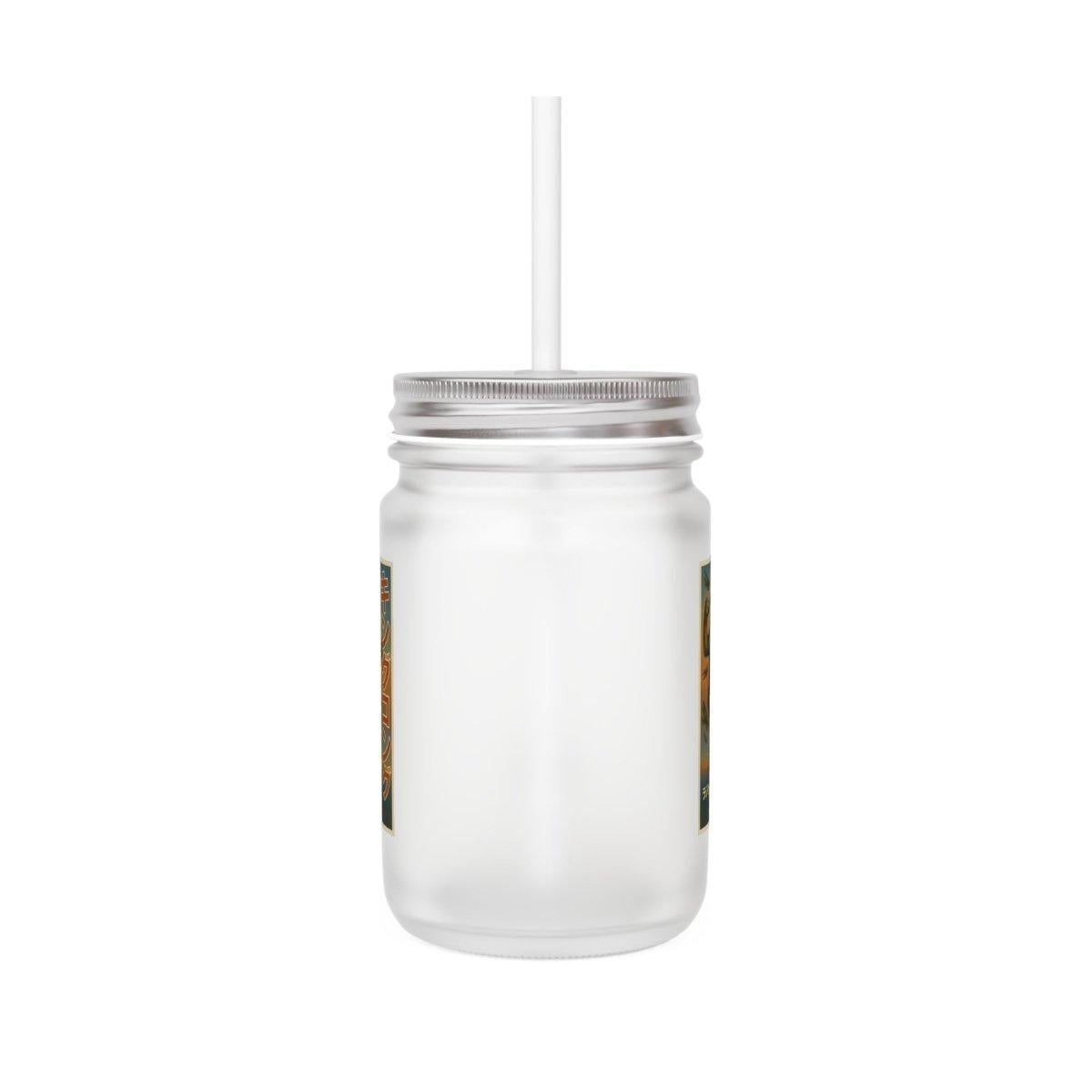 Vintage Motiv – Jar Mug – Dackel Kong | Retro-Henkelglas mit King-Kong-Dackel Motiv für Hunde- & Filmfans | True Insights Design mit Humor