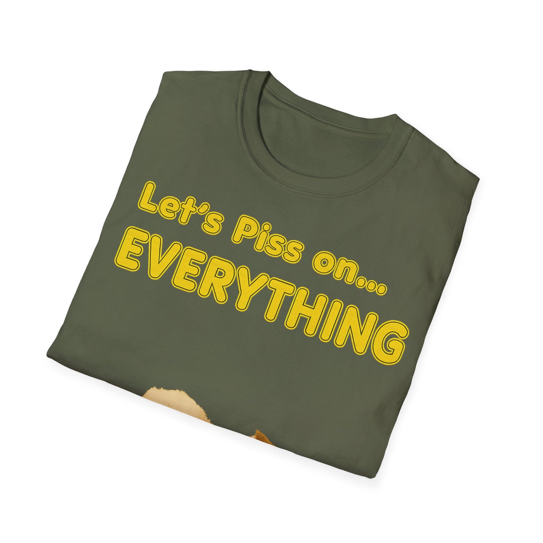 Let’s Piss on Everything – Satirisches T-Shirt mit Hund & Katze – Freches Satire-Design für mutige Statements | True Insights