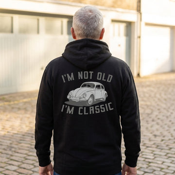 I'm Not Old I'm Classic Hoodie – Rückendruck – von hinten getragen