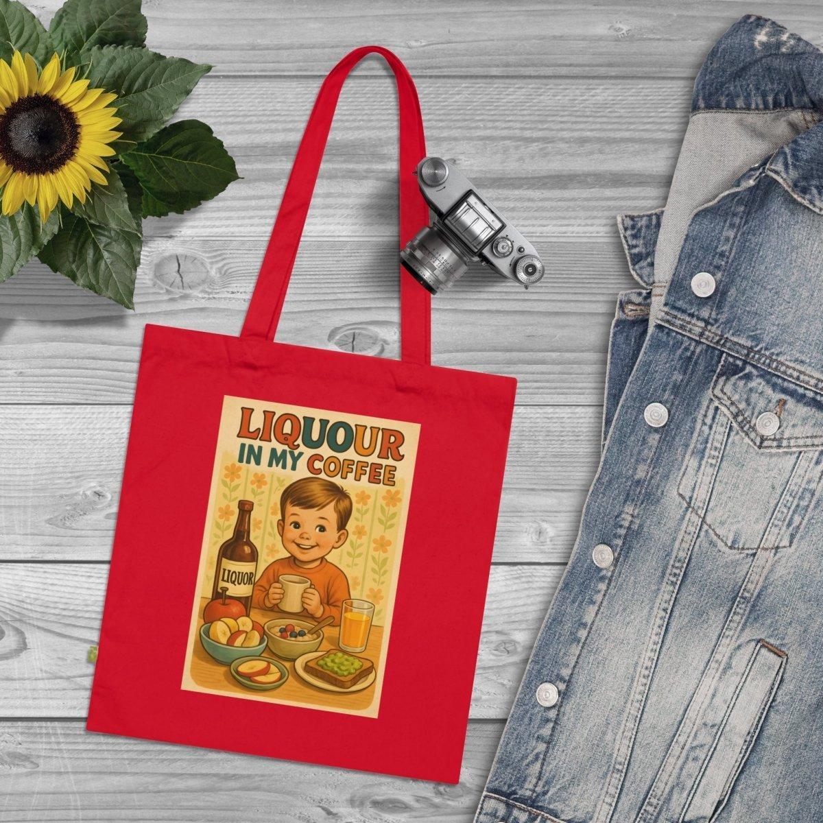 Liquor Is Quicker – Retro-Stoffbeutel mit zweideutigem Humor-Bags-True Insights