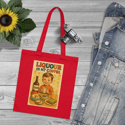 Liquor Is Quicker – Retro-Stoffbeutel mit zweideutigem Humor-Bags-True Insights