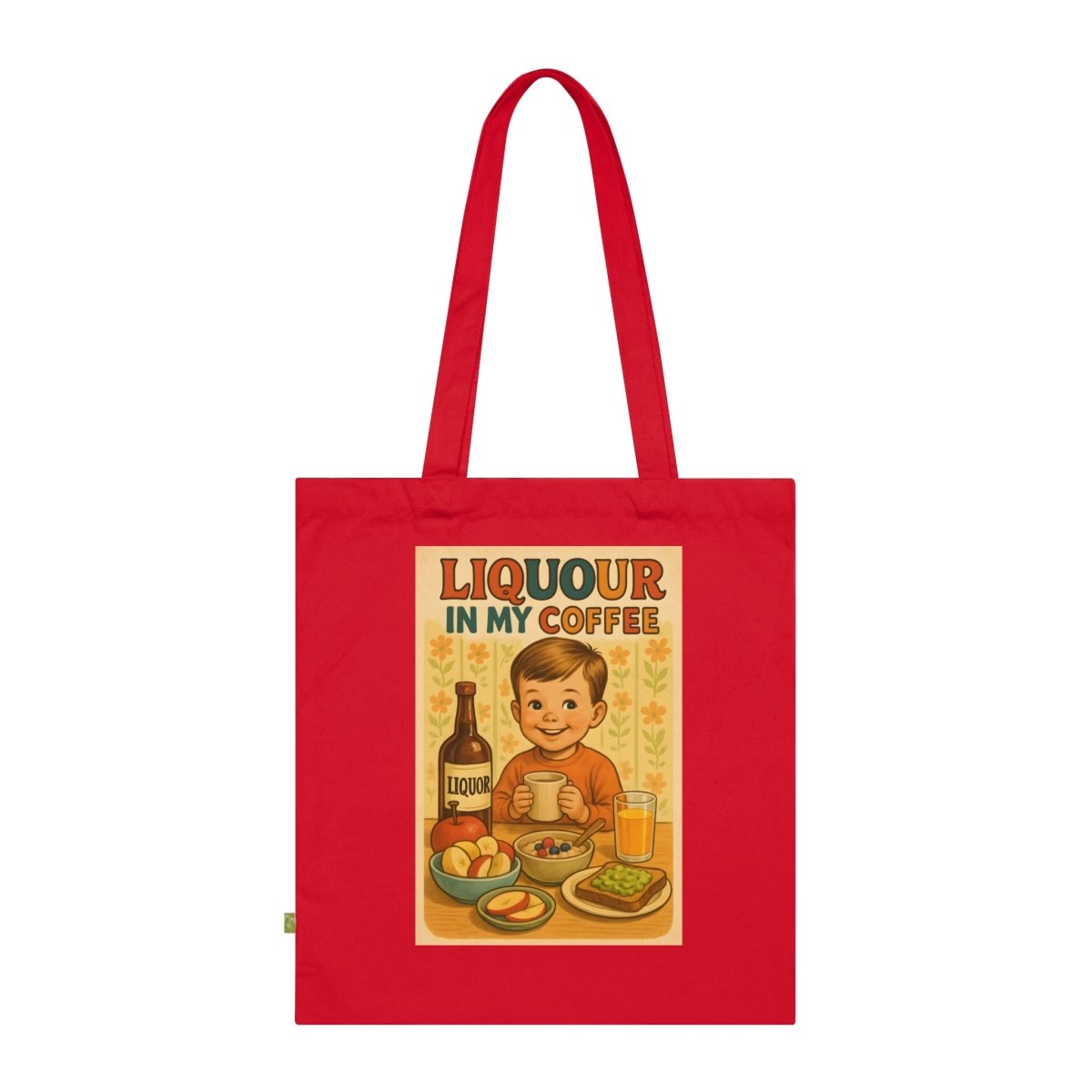 Liquor Is Quicker – Retro-Stoffbeutel mit zweideutigem Humor-Bags-True Insights
