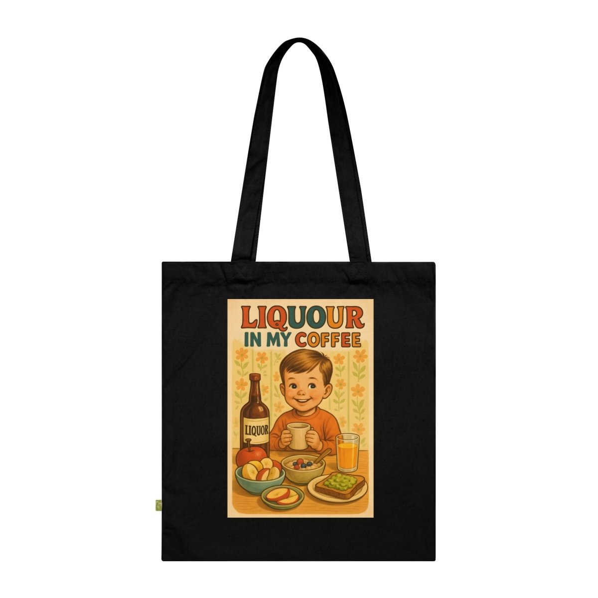 Liquor Is Quicker – Retro-Stoffbeutel mit zweideutigem Humor-Bags-True Insights