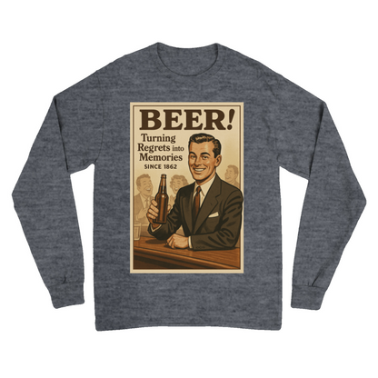Beer Sweatshirt – Retro-Sweatshirt mit bittersüßem Humor seit 1862 - Gildan Heavy Blend Adult Crewneck G18000 – Freches Satire-Design für mutige Statements | True Insights