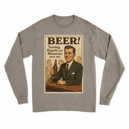 Beer Sweatshirt – Retro-Sweatshirt mit bittersüßem Humor seit 1862 - Gildan Heavy Blend Adult Crewneck G18000 – Freches Satire-Design für mutige Statements | True Insights
