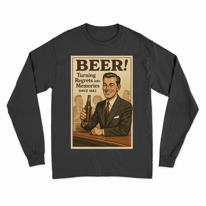 Beer Sweatshirt – Retro-Sweatshirt mit bittersüßem Humor seit 1862 - Gildan Heavy Blend Adult Crewneck G18000 – Freches Satire-Design für mutige Statements | True Insights