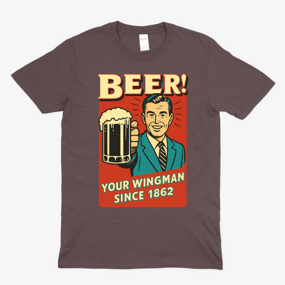 Beer! – Dein Wingman seit 1862 | Retro T-Shirt & Sweatshirt – Freches Satire-Design für mutige Statements | True Insights