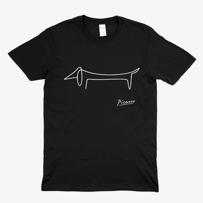 Picasso Dackel T-Shirt – Minimalistische Hundelinie mit Kultfaktor – Lustiges | True Insights – Bild 10
