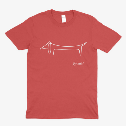 Picasso Dackel T-Shirt – Minimalistische Hundelinie mit Kultfaktor – Lustiges | True Insights – Bild 9