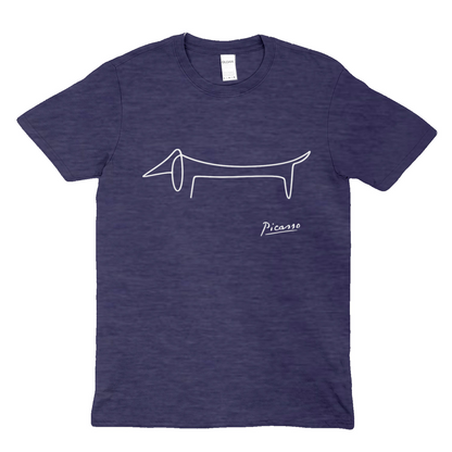 Picasso Dackel T-Shirt – Minimalistische Hundelinie mit Kultfaktor – Lustiges | True Insights – Bild 5