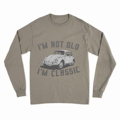 Retro Sweatshirt „I’m Not Old – I’m Classic“  VW Käfer Pullover für Oldtimer-Fans