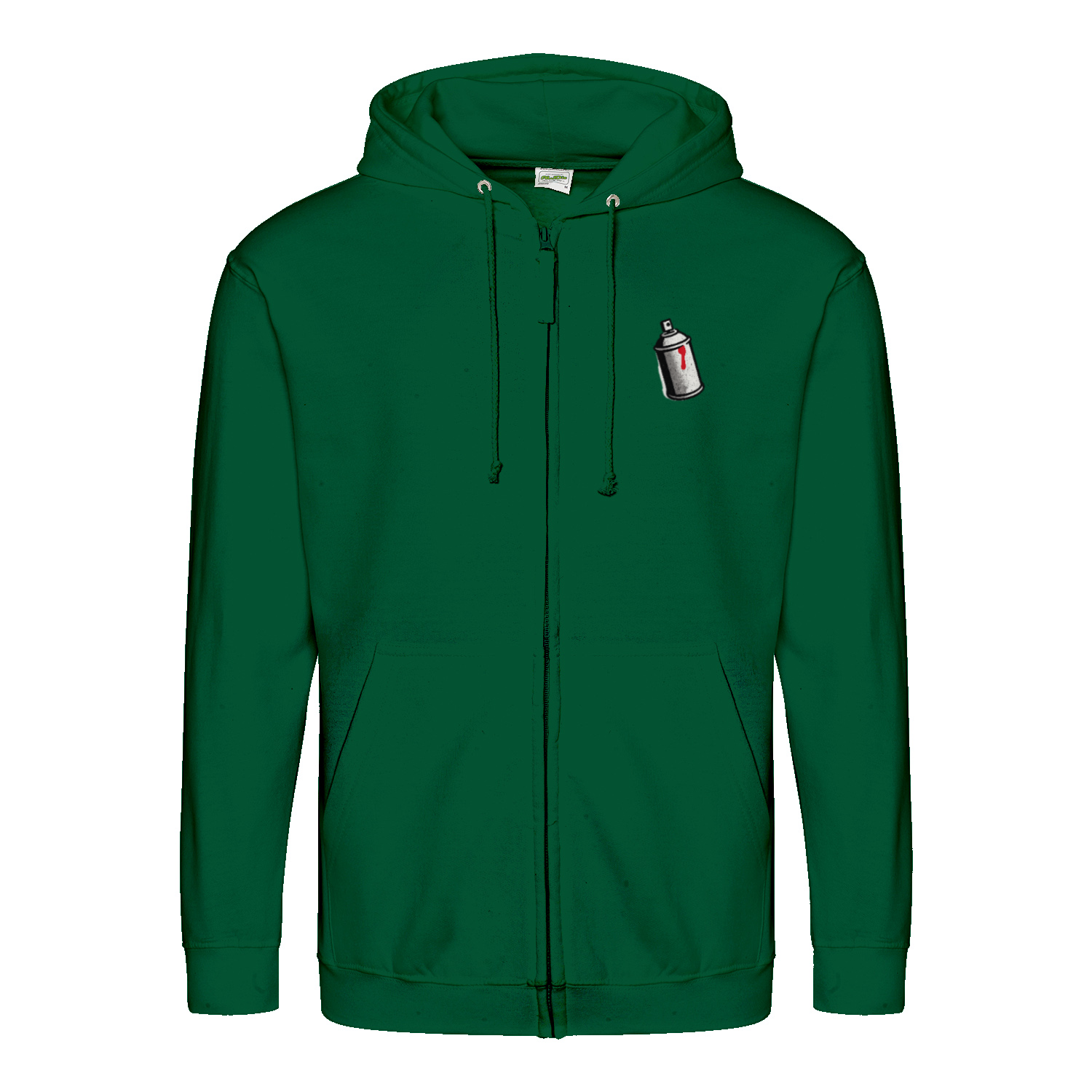Zip Hoodie Ratte mit Herz – Urban Streetart Style-Zip Hoodie-True Insights