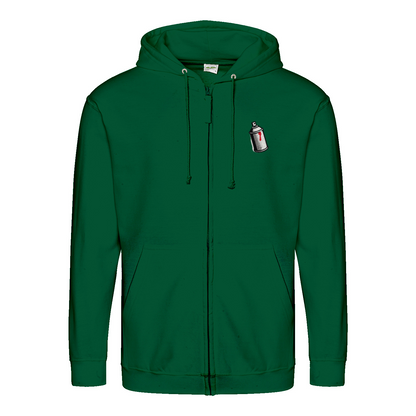 Zip Hoodie Ratte mit Herz – Urban Streetart Style-Zip Hoodie-True Insights