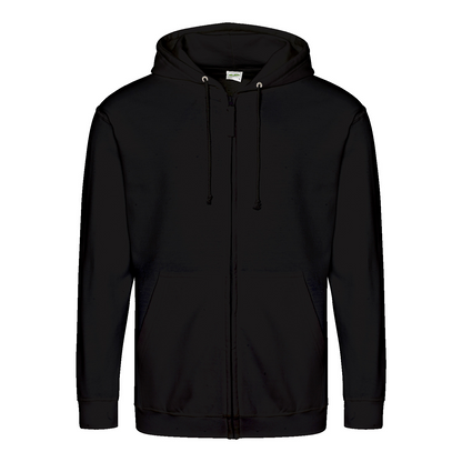 Zieh nicht so Zip Hoodie – Satirischer Cartoon-Hoodie mit Backprint | Streetwear mit Humor-Zip Hoodie-True Insights